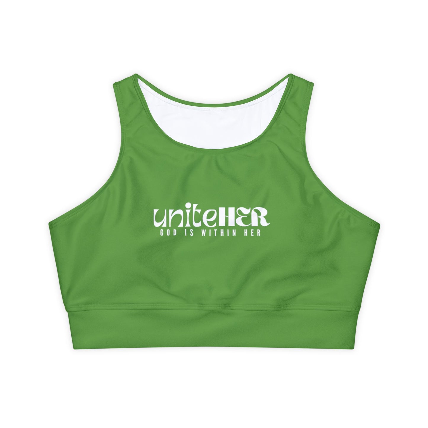UniteHER, Padded Sports Bra (JOLLYGREEN)