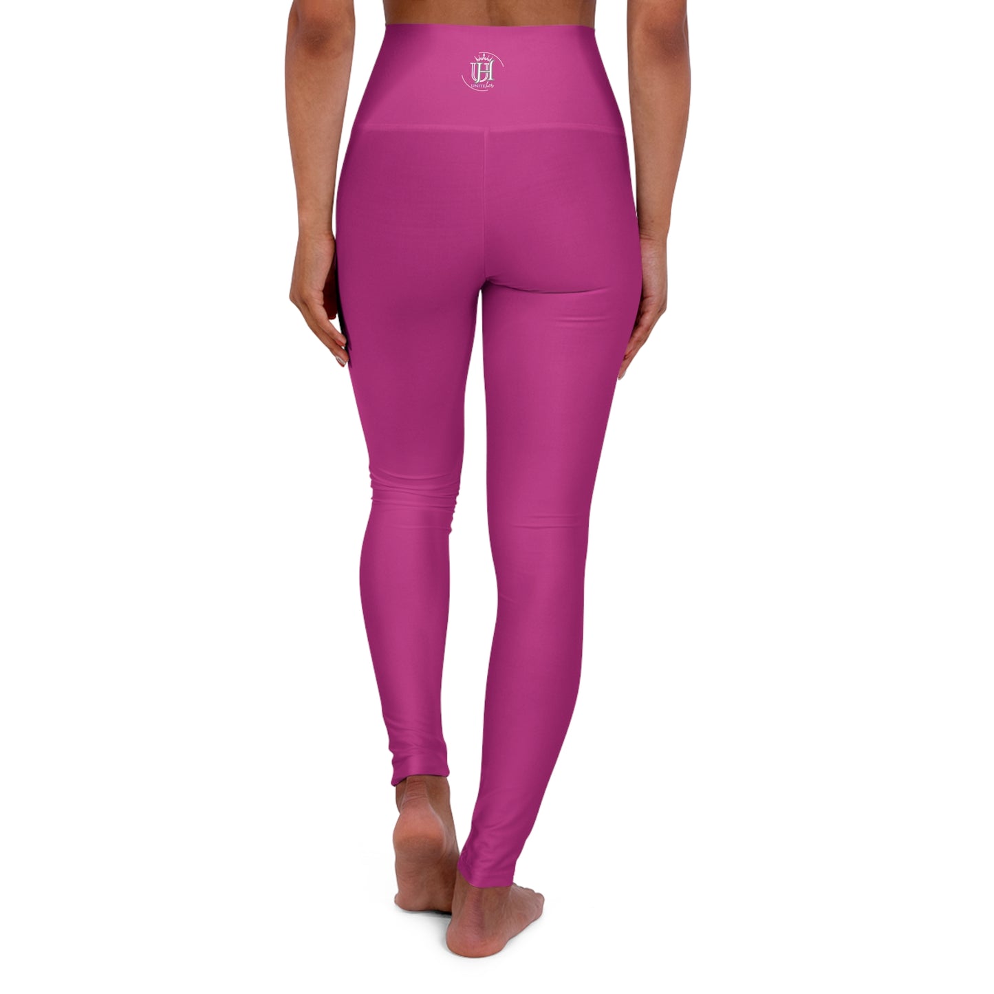 UniteHER High Waisted Yoga Leggings (DPINK)