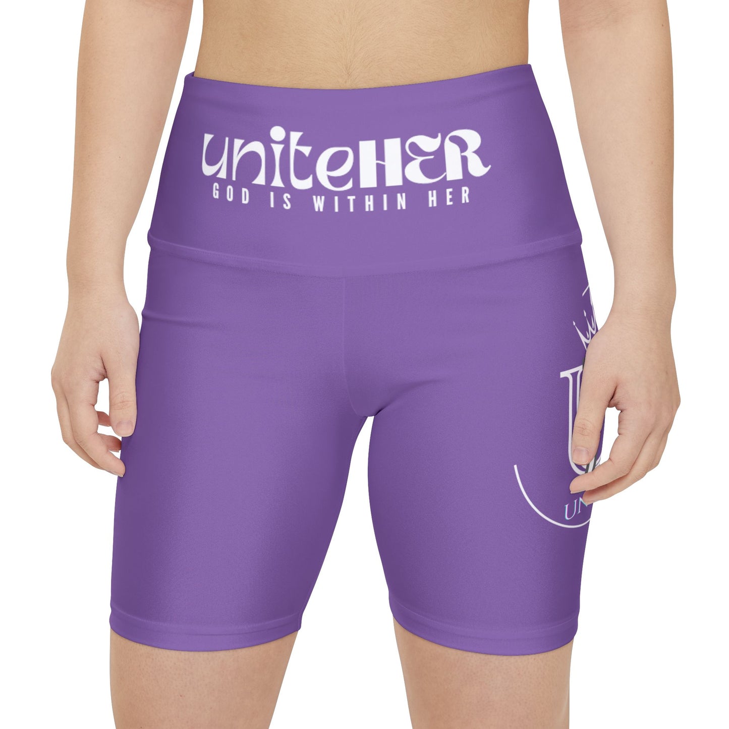 UniteHER Women's Workout Shorts (LPURP)