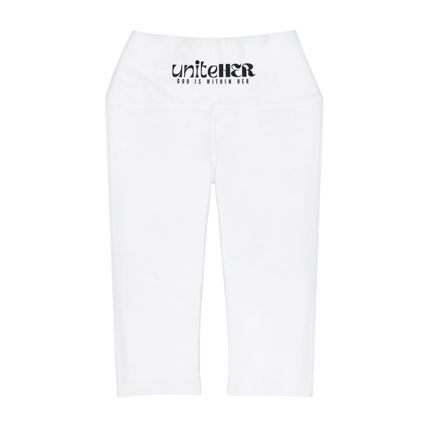 UniteHER Yoga Capri Leggings (WHT)