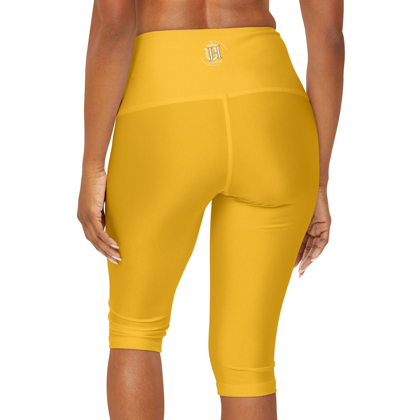 UniteHER Yoga Capri Leggings (MUSTARD)