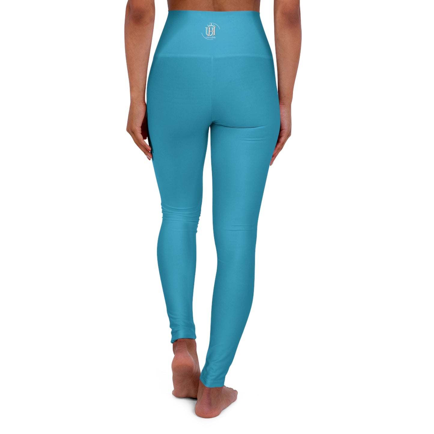 UniteHER High Waisted Yoga Leggings (Turq)