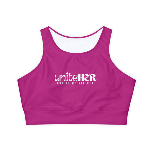 UniteHER, Padded Sports Bra (PNK)